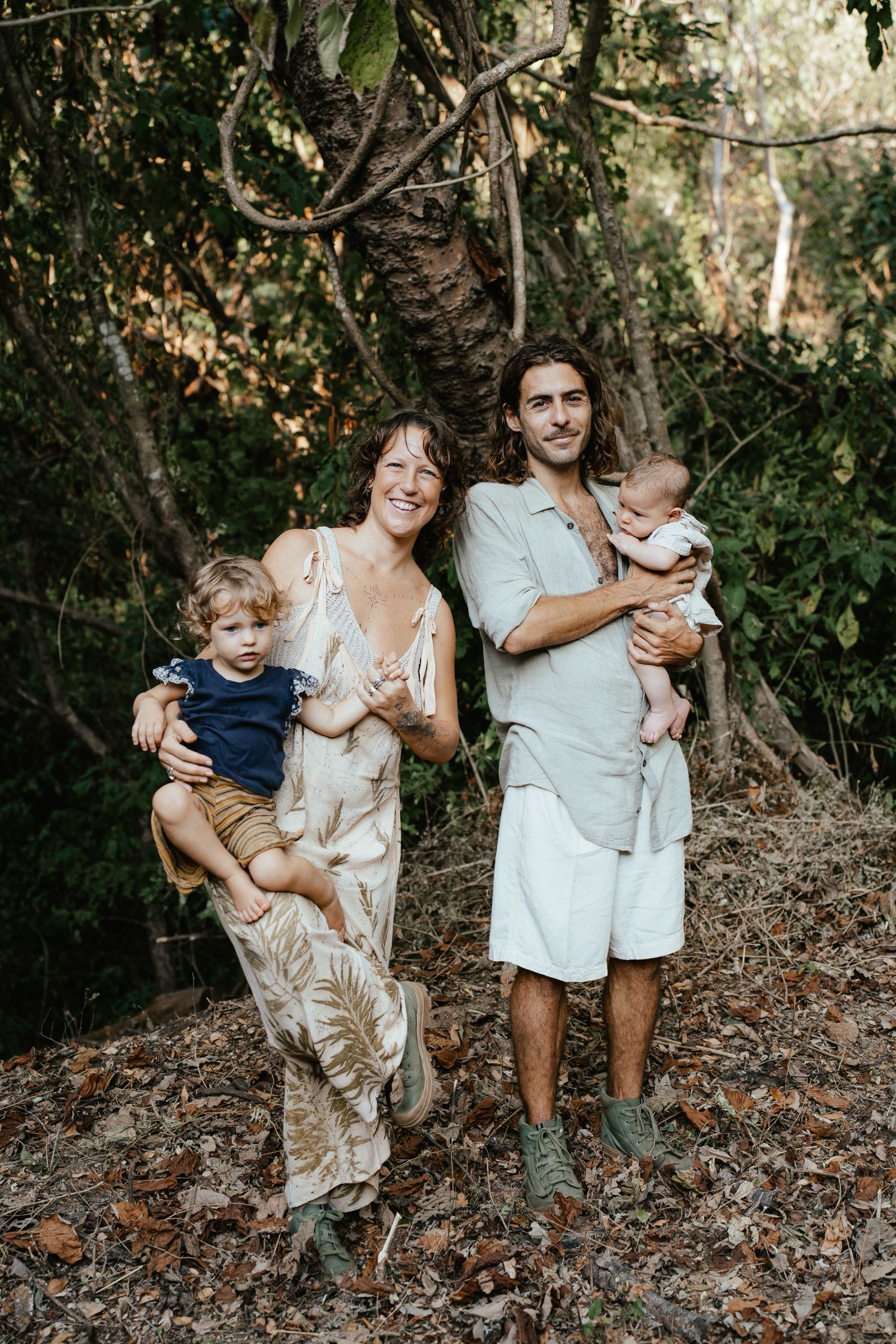 Jordi with his family in Mazunte